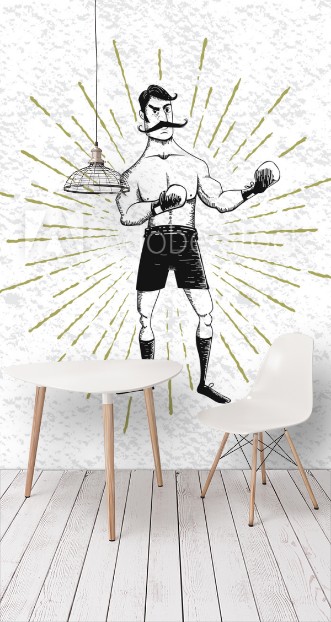 Picture of Symbol of vintage boxer